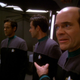 Rovert Picardo as Lewis Zimmerman, with Dr. Bashir and Bashir hologramplayed by Alexander Siddig.
